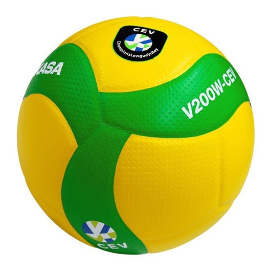 MIKASA mva-2000 Soft  Taglia 5  Palla di Volleyball Colore: Giallo/Blu Reale 